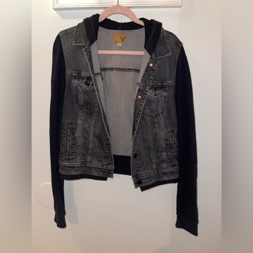 AE Black Denim Jacket